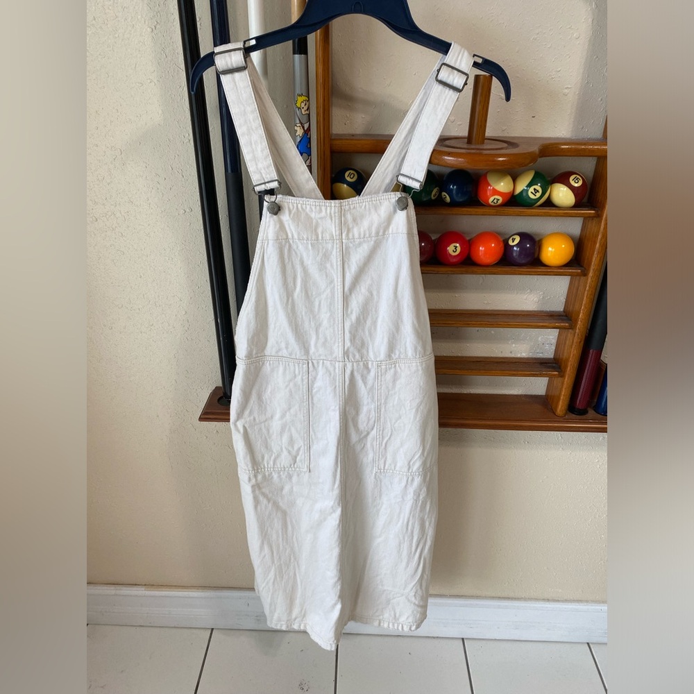 Zara jumper dress size medium creme color